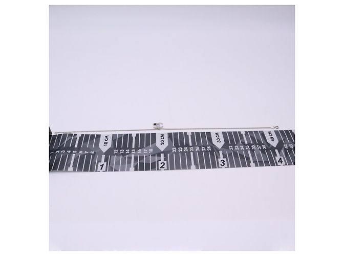Collier CHANEL Coco Mark Noir Argenté - vue 3