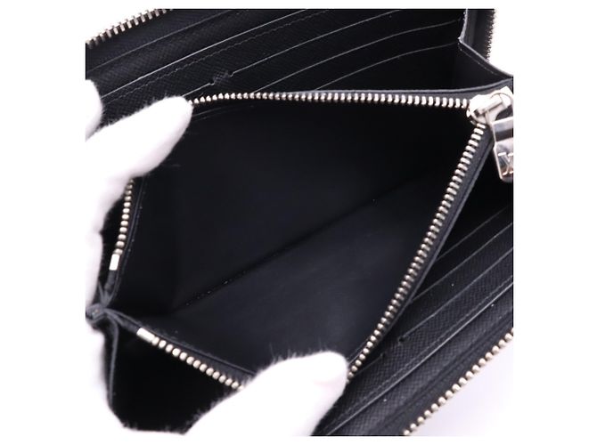 Louis Vuitton Taiga Zippy Wallet Black - view 13