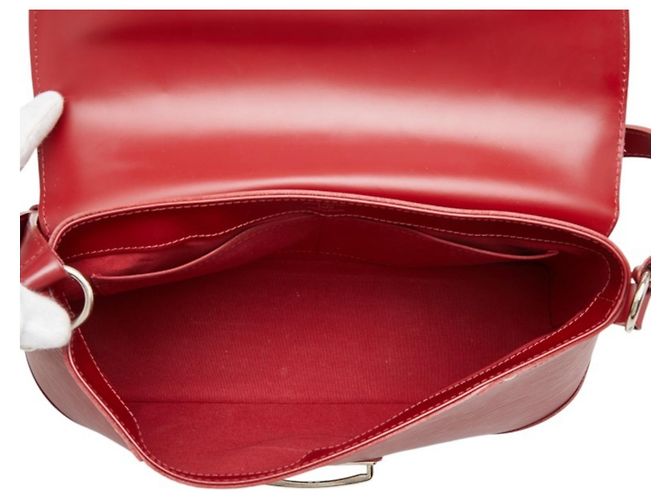 Louis Vuitton Epi Bagatelle PM Schultertasche Rot - Ansicht 13