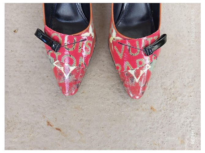 Louis Vuitton Monogram Lackleder Pumps Mehrfarben - Ansicht 3