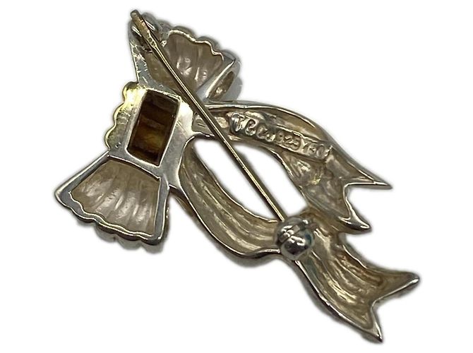 Autre Marque Spilla Tiffany & Co. Twist Ribbon Argento D'oro - vista 2