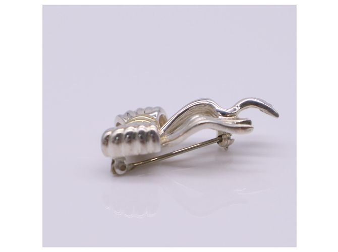 Autre Marque Spilla Tiffany & Co. Twist Ribbon Argento D'oro - vista 8