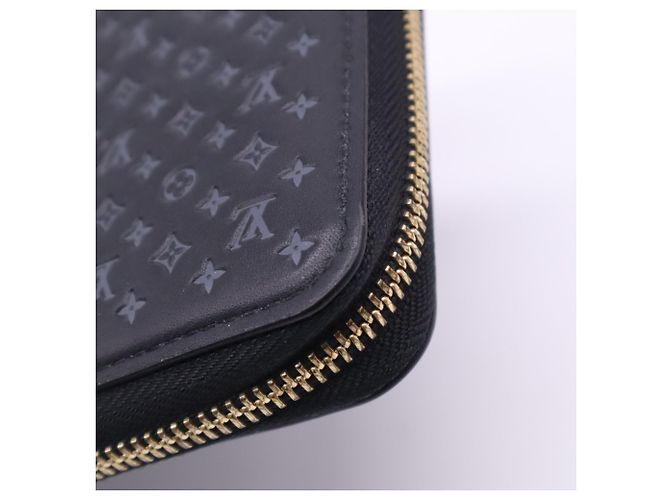 Cartera Zippy Louis Vuitton Nanogram Castaño Negro - vista 10