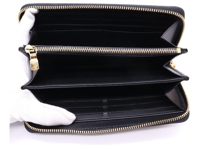 Cartera Zippy Louis Vuitton Nanogram Castaño Negro - vista 11