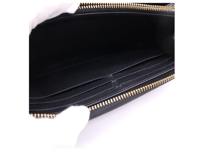 Cartera Zippy Louis Vuitton Nanogram Castaño Negro - vista 12
