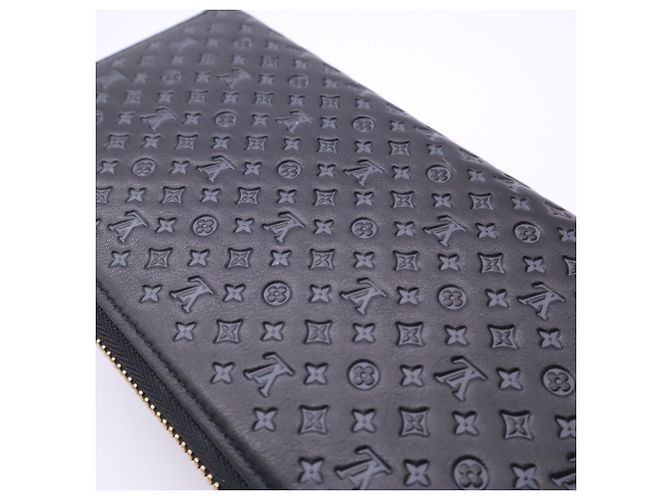 Cartera Zippy Louis Vuitton Nanogram Castaño Negro - vista 4