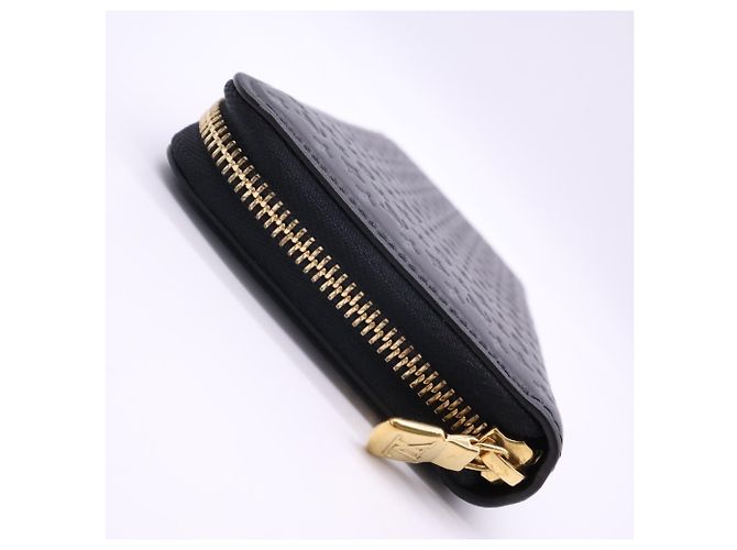 Cartera Zippy Louis Vuitton Nanogram Castaño Negro - vista 5