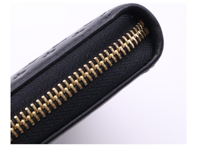 Cartera Zippy Louis Vuitton Nanogram Castaño Negro - vista 9