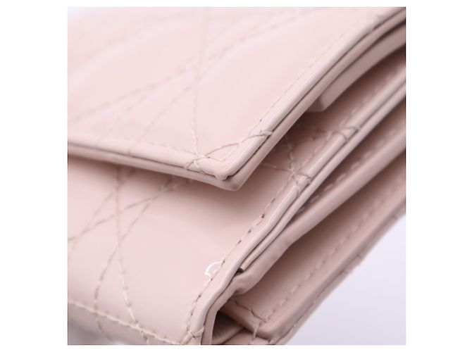 Portafoglio tri-fold Lady Dior Christian Dior Beige - vista 11