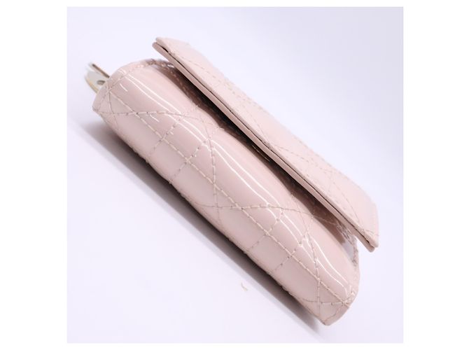 Portafoglio tri-fold Lady Dior Christian Dior Beige - vista 8