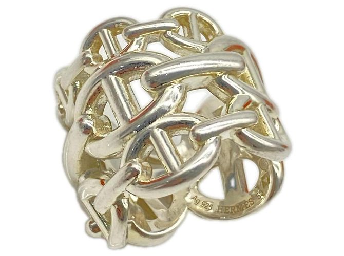 Ring Hermès Anel Aliança Hermes Chaine d'Ancre Silver Prata - vista 2