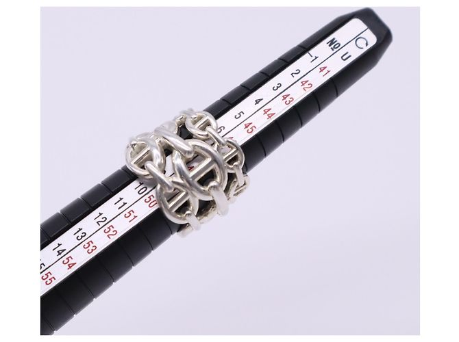 Ring Hermès Anel Aliança Hermes Chaine d'Ancre Silver Prata - vista 4