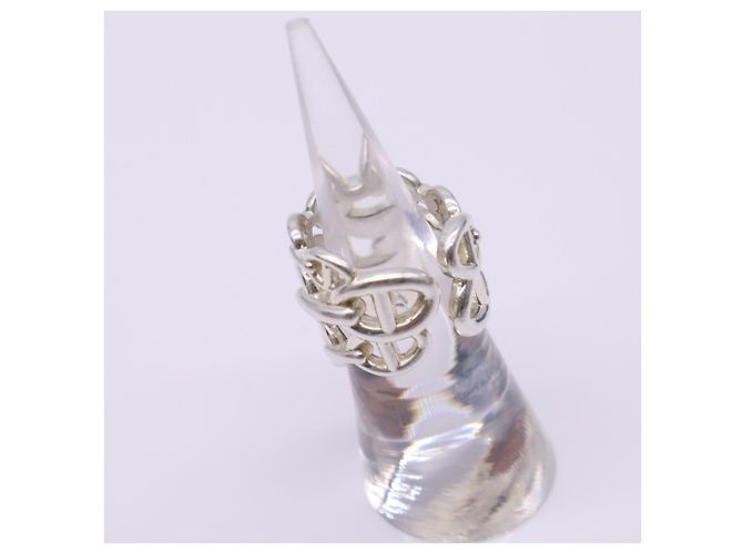 Ring Hermès Anel Aliança Hermes Chaine d'Ancre Silver Prata - vista 6