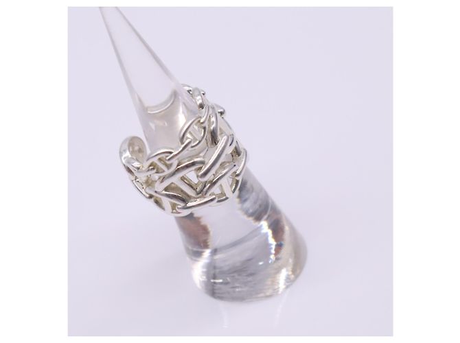 Ring Hermès Anel Aliança Hermes Chaine d'Ancre Silver Prata - vista 7