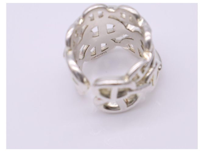 Ring Hermès Anel Aliança Hermes Chaine d'Ancre Silver Prata - vista 9
