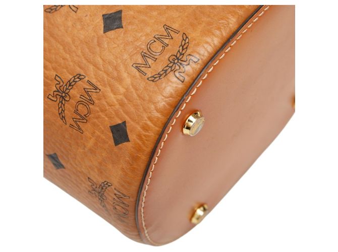 Bolso MCM Visetos Logogram Allen Castaño - vista 6