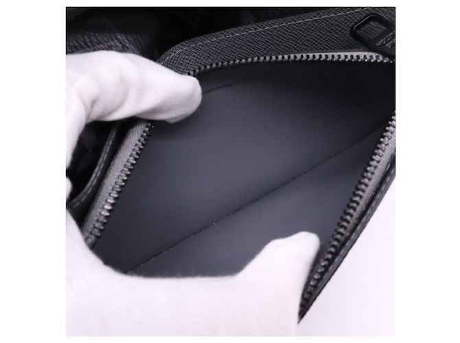 Louis Vuitton Epi x Monogram Eclipse Portefeuille Brazza Long Wallet Brown Black Green - view 13