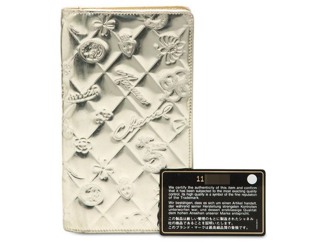 Cartera larga Chanel Icon Symbol Charm Dorado - vista 10