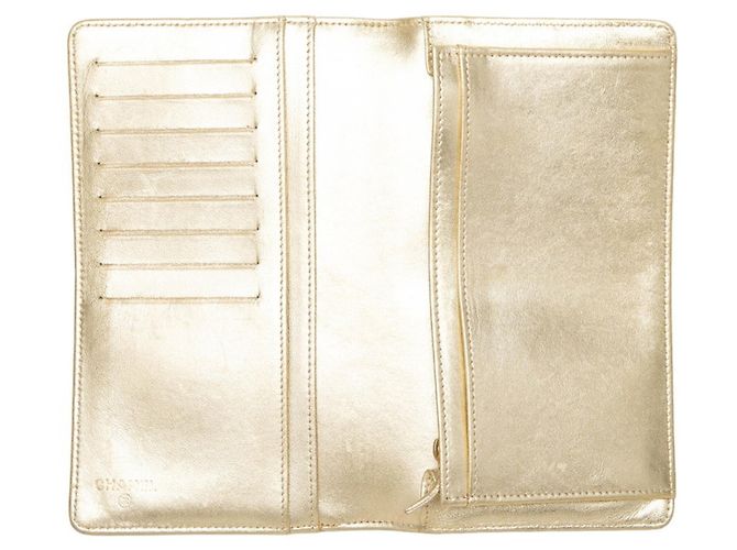 Cartera larga Chanel Icon Symbol Charm Dorado - vista 4