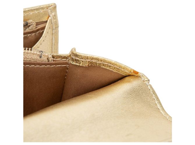 Cartera larga Chanel Icon Symbol Charm Dorado - vista 8