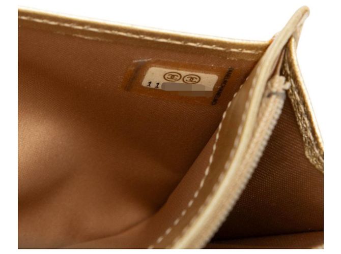 Cartera larga Chanel Icon Symbol Charm Dorado - vista 9