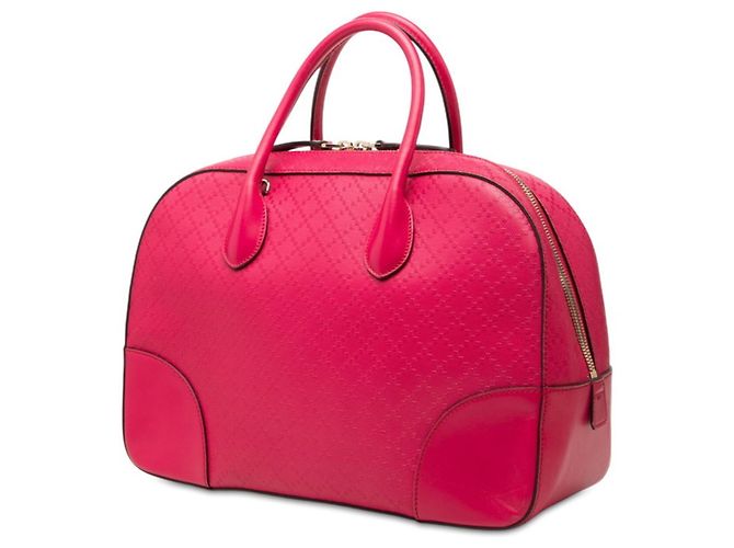 Borsa a mano Gucci Bright Diamante in pelle rosa - vista 2