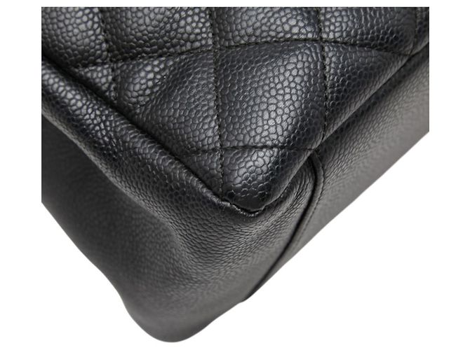 Borsa Tote Chanel Coco Mark Matelassé GST Chain Nero - vista 6