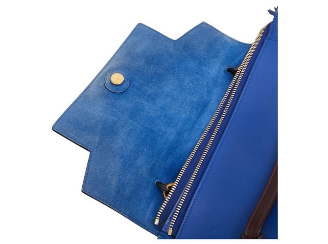 Céline Celine Belt Bag Mini Handtasche Schwarz Blau - Ansicht 9