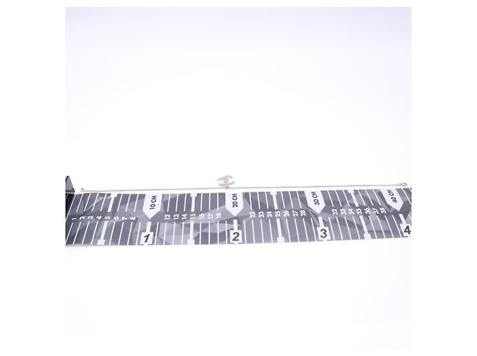 Collar Chanel Coco Mark con pedrería Plata - vista 3