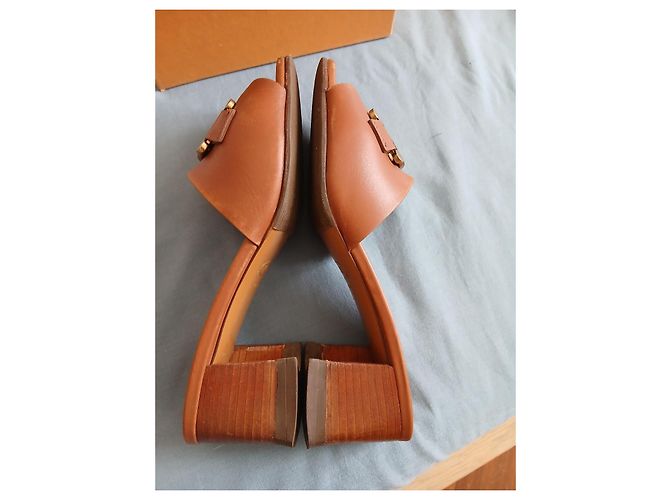 Sandali Tod's Kate in pelle camel Marrone - vista 6
