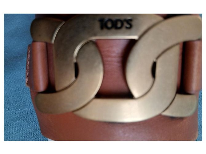 Sandali Tod's Kate in pelle camel Marrone - vista 9