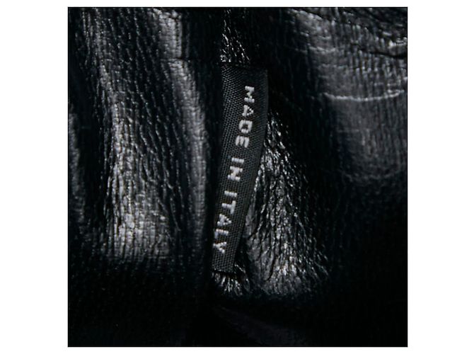 Sac à main cabas Prada avec plaque logo triangle Bleu - vue 12