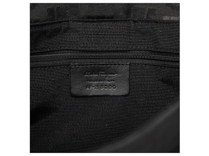Borsa monospalla Gancini Salvatore Ferragamo Nero - vista 5