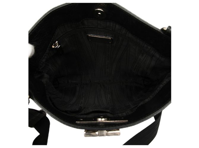 Borsa a tracolla Salvatore Ferragamo Gancini Nero - vista 4