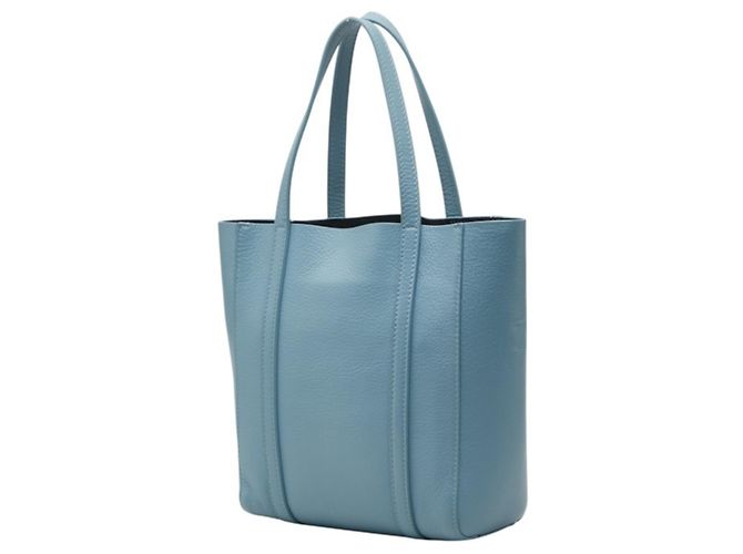 Borsa Balenciaga Everyday Tote XXS Blu - vista 2