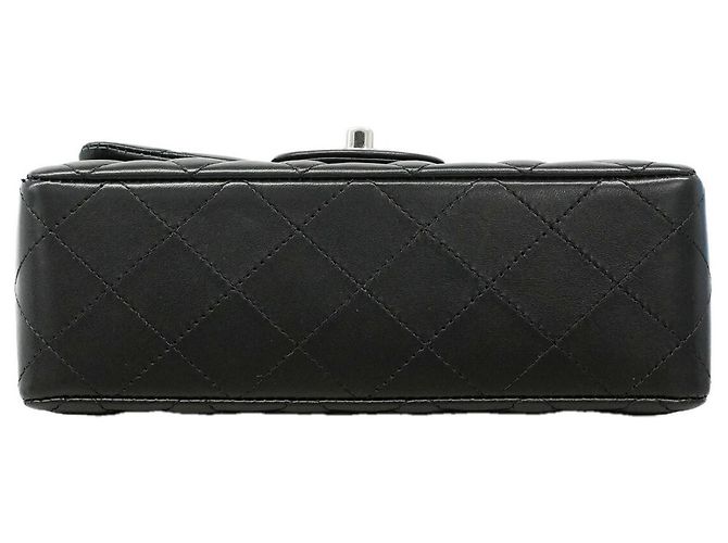Chanel Mini Matelassé Schultertasche mit Kette Schwarz - Ansicht 3