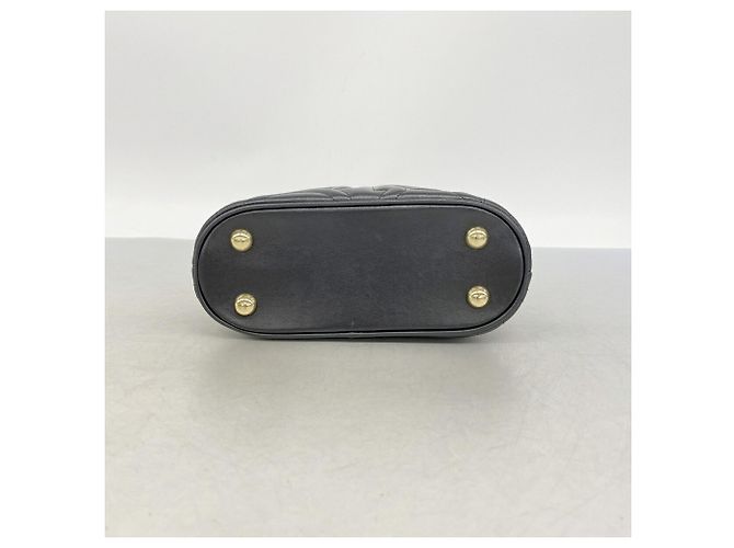 Borsa in pelle Gancini Salvatore Ferragamo Nero - vista 3