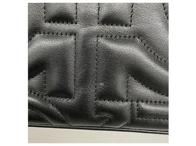 Borsa in pelle Gancini Salvatore Ferragamo Nero - vista 7