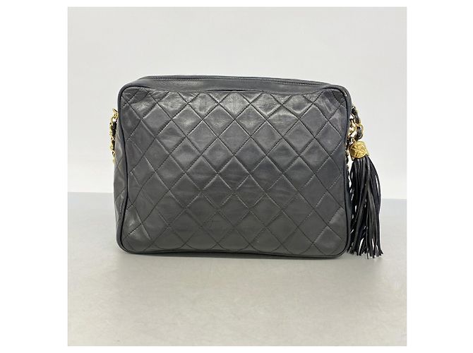 Borsa a tracolla Chanel Matelassé Nero - vista 11