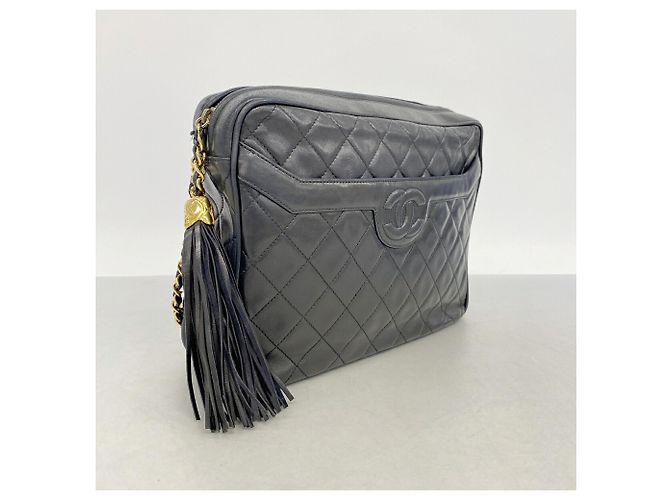 Borsa a tracolla Chanel Matelassé Nero - vista 2
