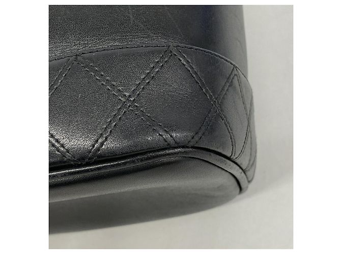 Borsa Vanity Chanel in lambskin nera Nero - vista 7