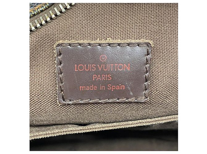 Bolsa de Ombro Louis Vuitton Damier Olaf PM N41442 Ebene Masculina Damier ebene - vista 5