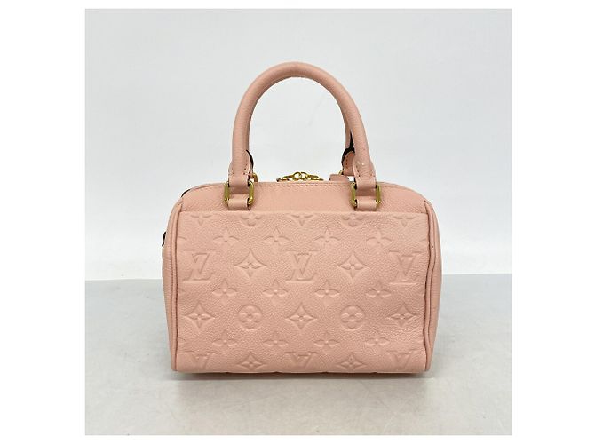 Borsa Louis Vuitton Monogram Empreinte Speedy Bandoulière 20 NM Rosa - vista 11