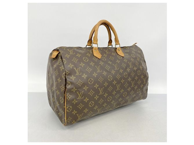 Borsa a mano Louis Vuitton Monogram Speedy 40 Marrone - vista 2