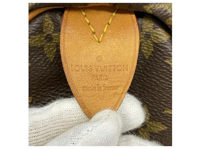Borsa a mano Louis Vuitton Monogram Speedy 40 Marrone - vista 5