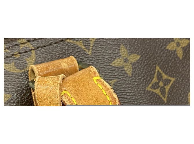 Louis Vuitton Boston Monogram Keepall Bandoulière 50 Braun - Ansicht 10