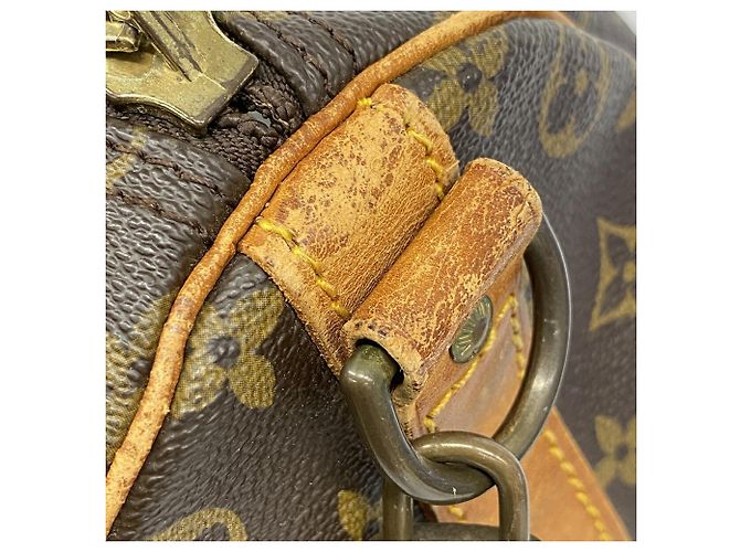 Louis Vuitton Boston Monogram Keepall Bandoulière 50 Braun - Ansicht 11