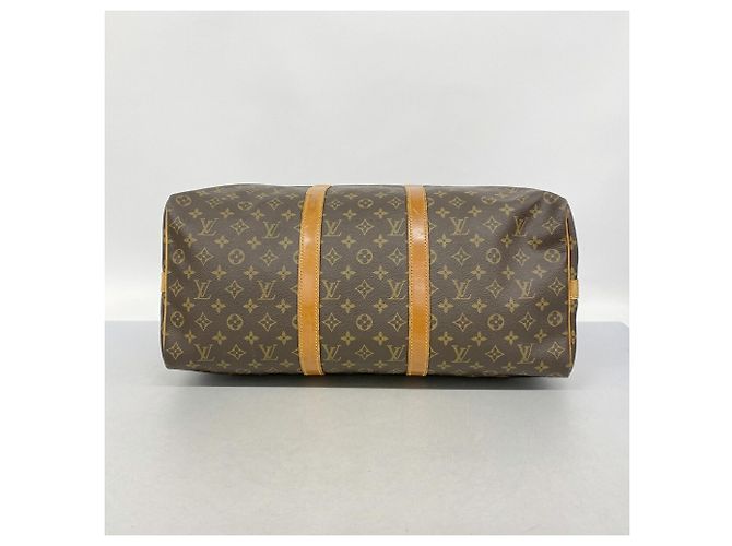 Louis Vuitton Boston Monogram Keepall Bandoulière 50 Braun - Ansicht 3
