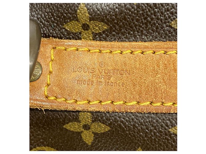 Louis Vuitton Boston Monogram Keepall Bandoulière 50 Braun - Ansicht 5