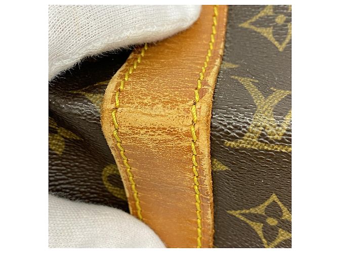 Louis Vuitton Boston Monogram Keepall Bandoulière 50 Braun - Ansicht 6